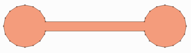 after boolean many segments used to approximate the arcs