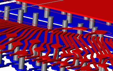 3D view of package nets