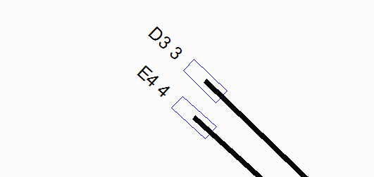wire attached to center of bond finger